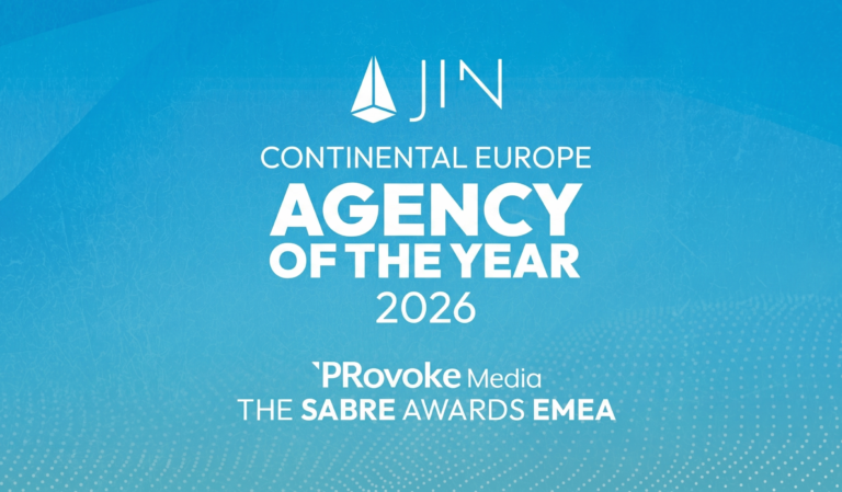 JIN named Continental Europe Agency of the Year 2026 by PRovoke Media