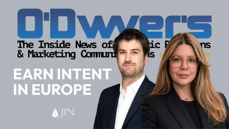 Earn Intent in Europe – O&rsquo;Dwyer&rsquo;s PR – By Leyla Guilany-Lyard & Augustin Leclerc